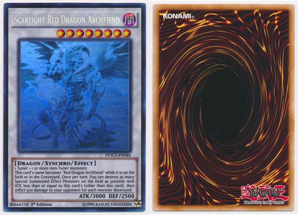 Unique image for Scarlight Red Dragon Archfiend (Ghost Rare)