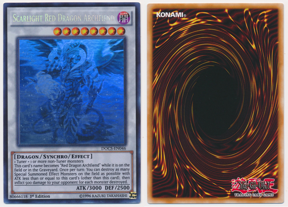 Unique image for Scarlight Red Dragon Archfiend (Ghost Rare)