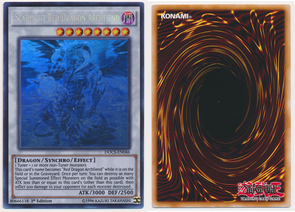 Unique image for Scarlight Red Dragon Archfiend (Ghost Rare)