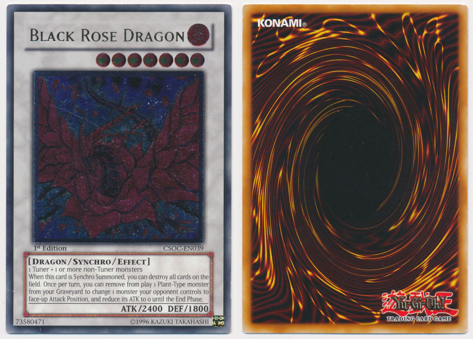 Unique image for Black Rose Dragon (Ultimate Rare)