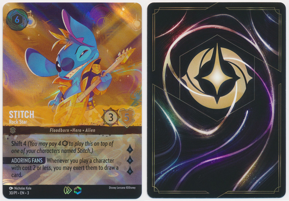 Unique image for Stitch - Rock Star