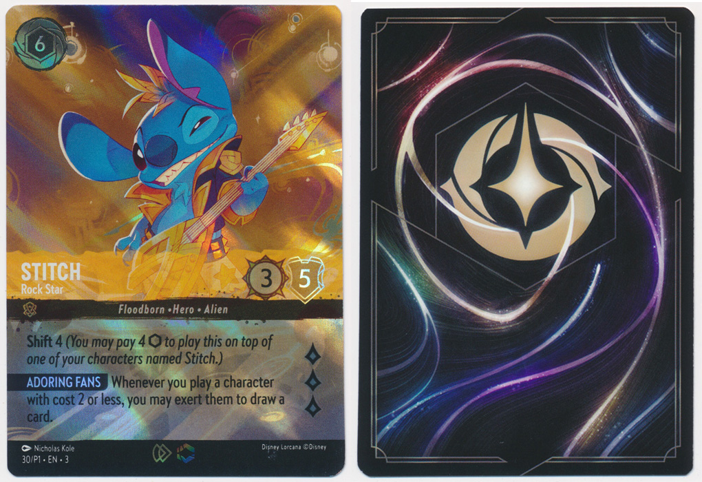 Unique image for Stitch - Rock Star