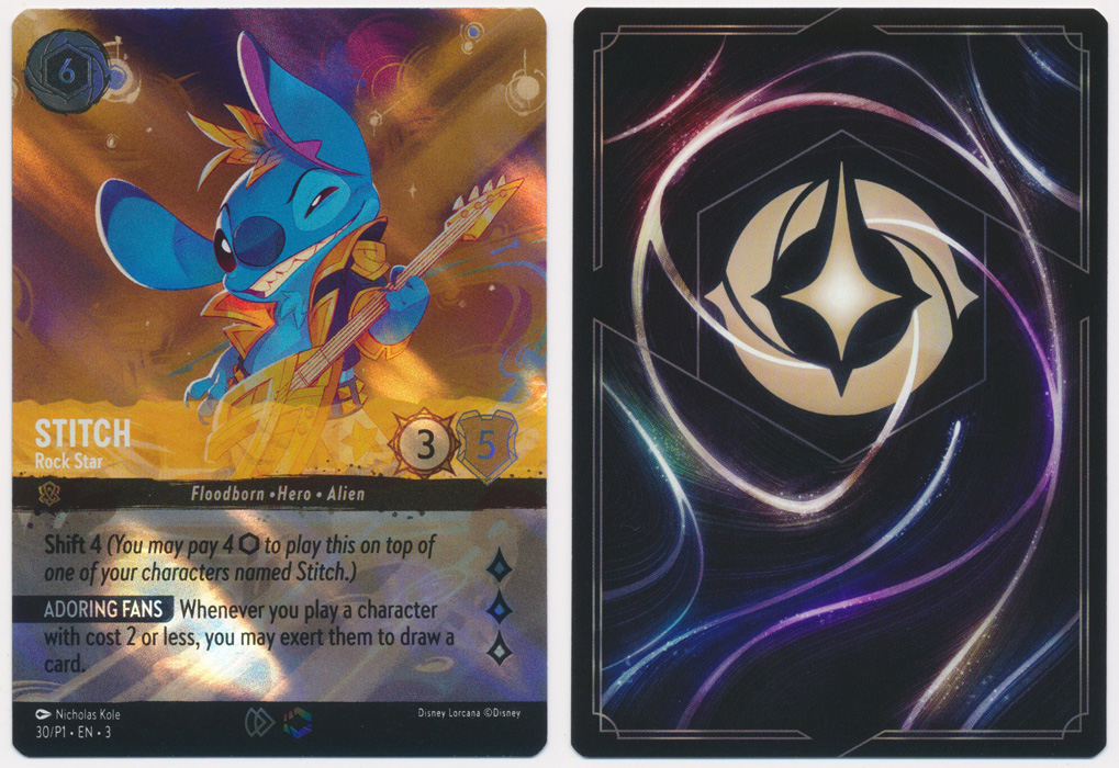 Unique image for Stitch - Rock Star