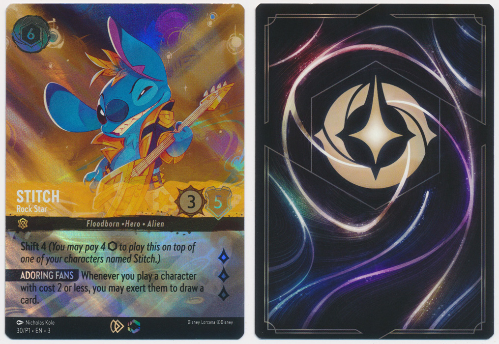 Unique image for Stitch - Rock Star