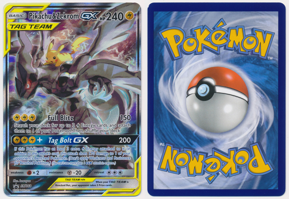Unique image for Pikachu & Zekrom-GX (Alt Full Art) - SM168