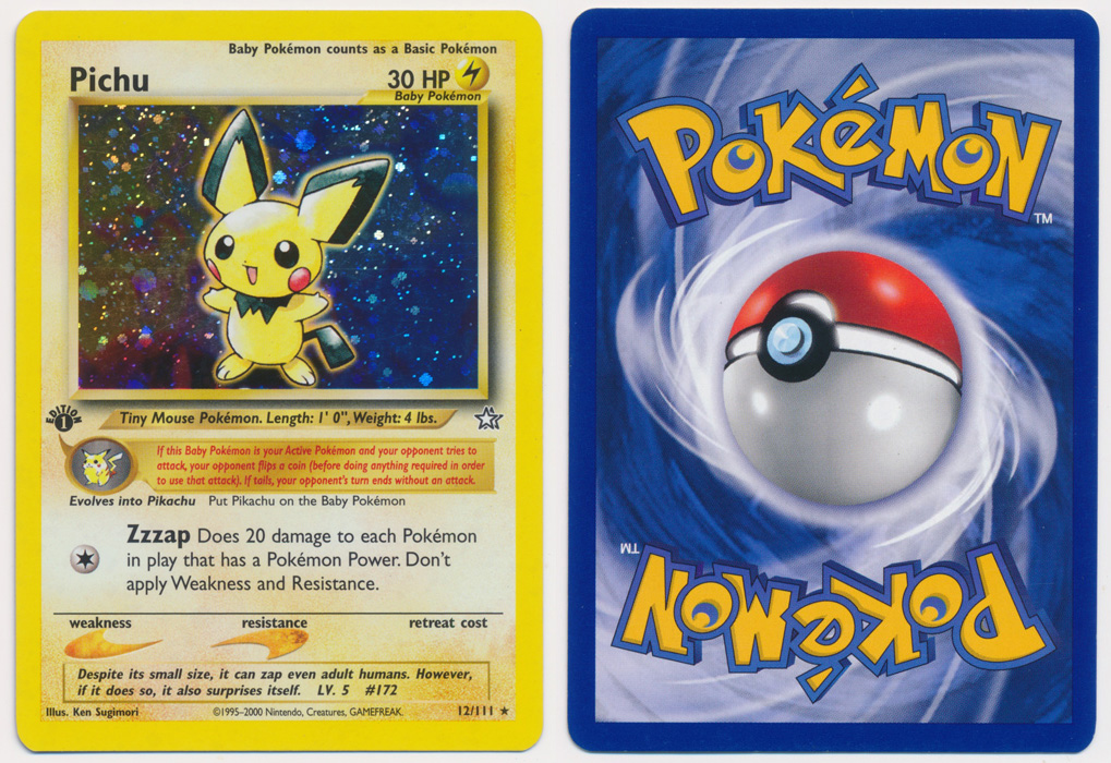 Unique image for Pichu - 12/111