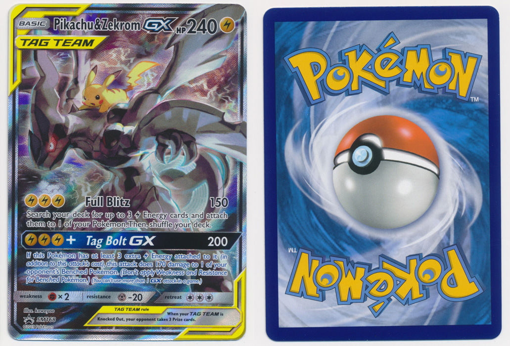 Unique image for Pikachu & Zekrom-GX (Alt Full Art) - SM168
