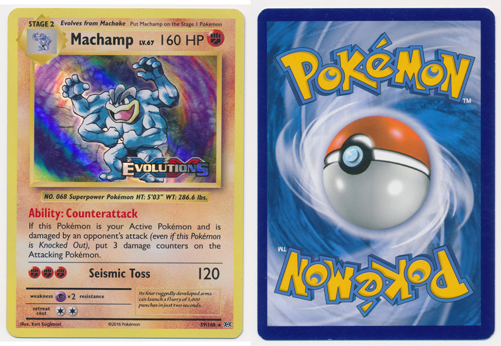 Unique image for Machamp - 59/108 (XY Evolutions Stamp)