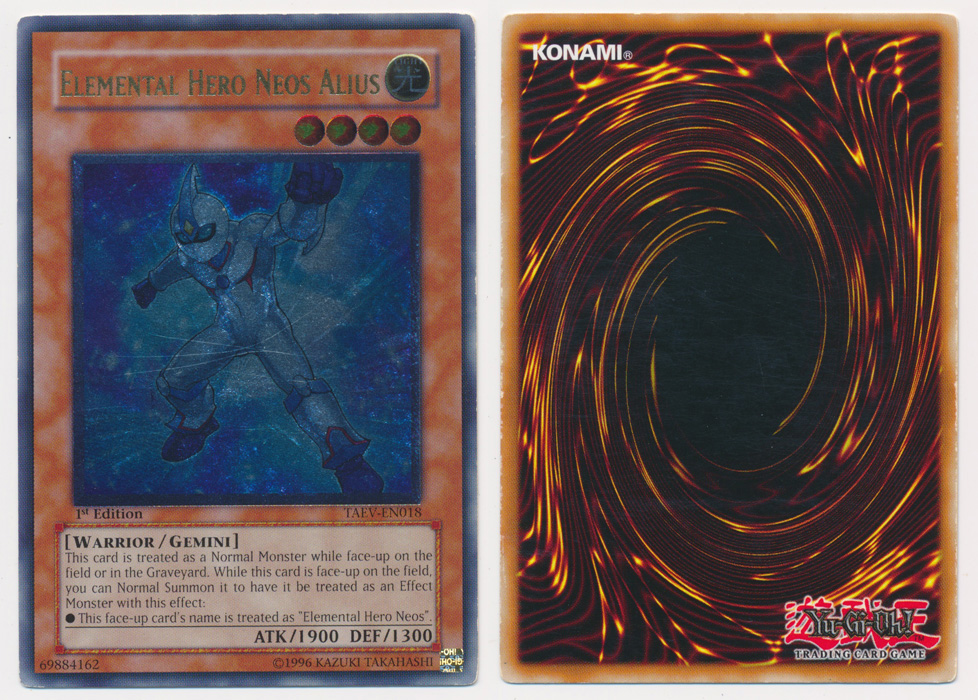 Unique image for Elemental Hero Neos Alius (Ultimate Rare)