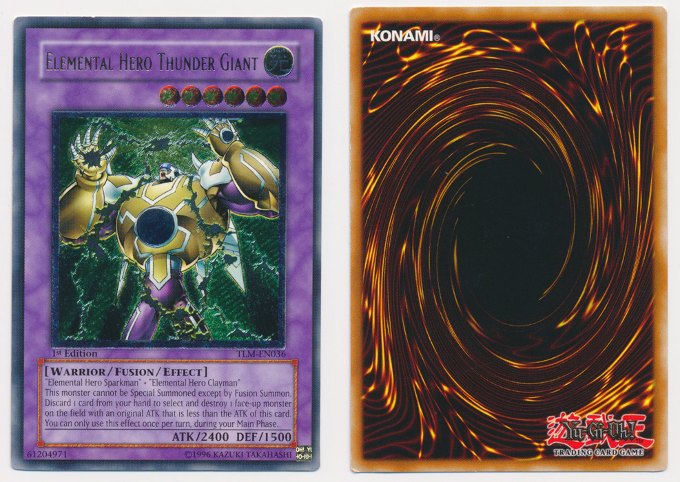 Unique image for Elemental Hero Thunder Giant (Ultimate Rare)