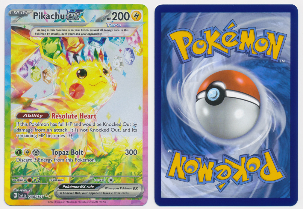 Unique image for Pikachu ex (Alt Full Art) - 238/191