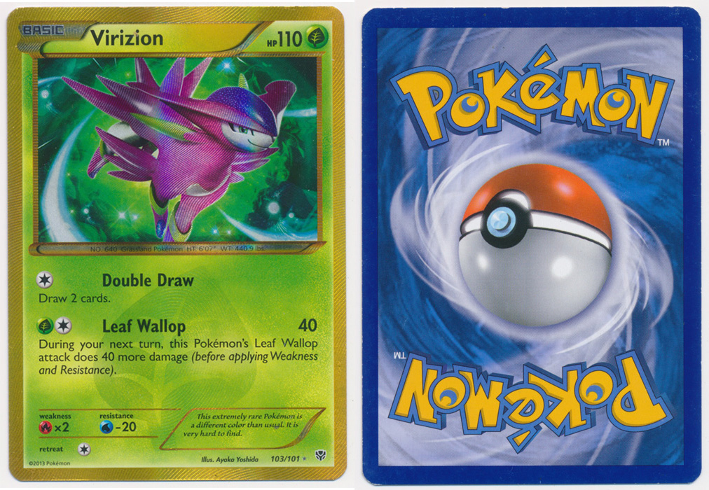 Unique image for Virizion (Secret Rare) - 103/101