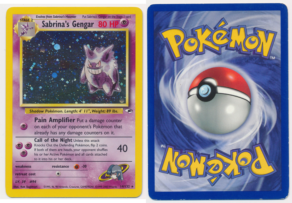 Unique image for Sabrina's Gengar - 14/132