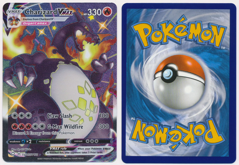 Unique image for Charizard VMAX (Shiny) - SV107/SV122