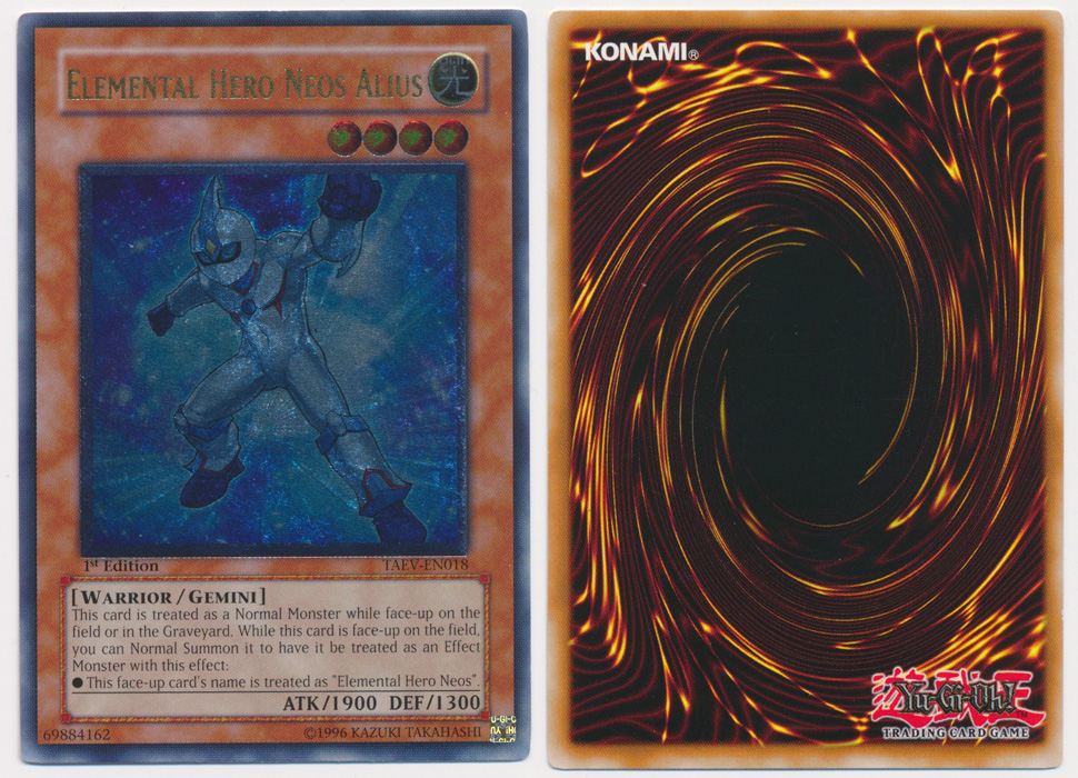 Unique image for Elemental Hero Neos Alius (Ultimate Rare)