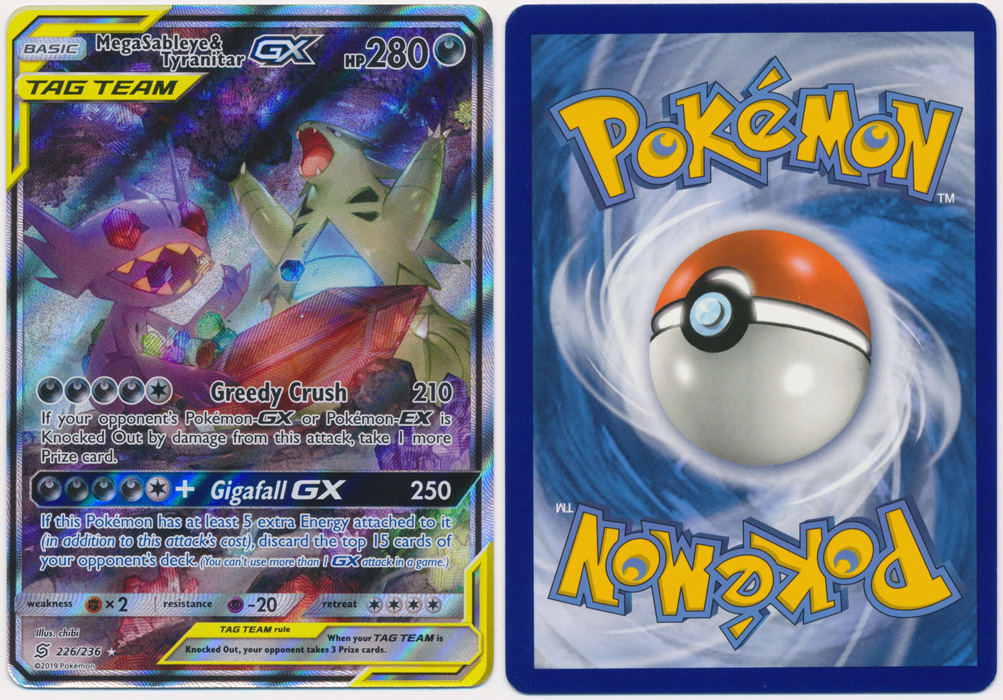 Unique image for Mega Sableye & Tyranitar-GX (Alt Full Art) - 226/236