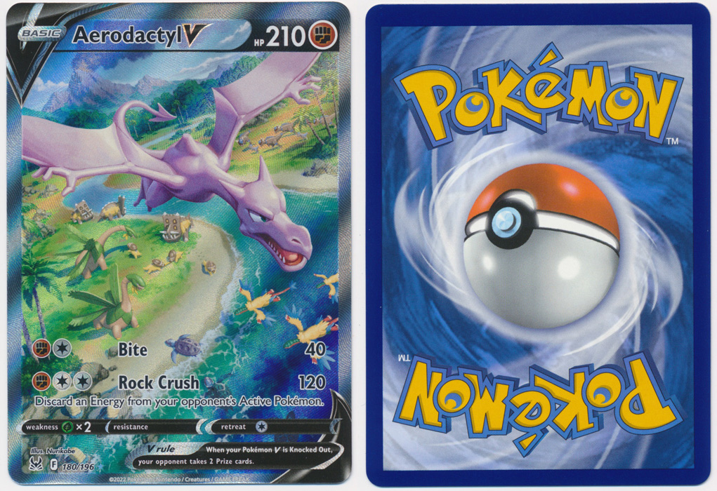 Unique image for Aerodactyl V (Alt Full Art) - 180/196