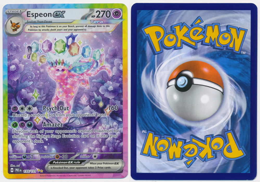 Unique image for Espeon ex (Alt Full Art) - 155/131