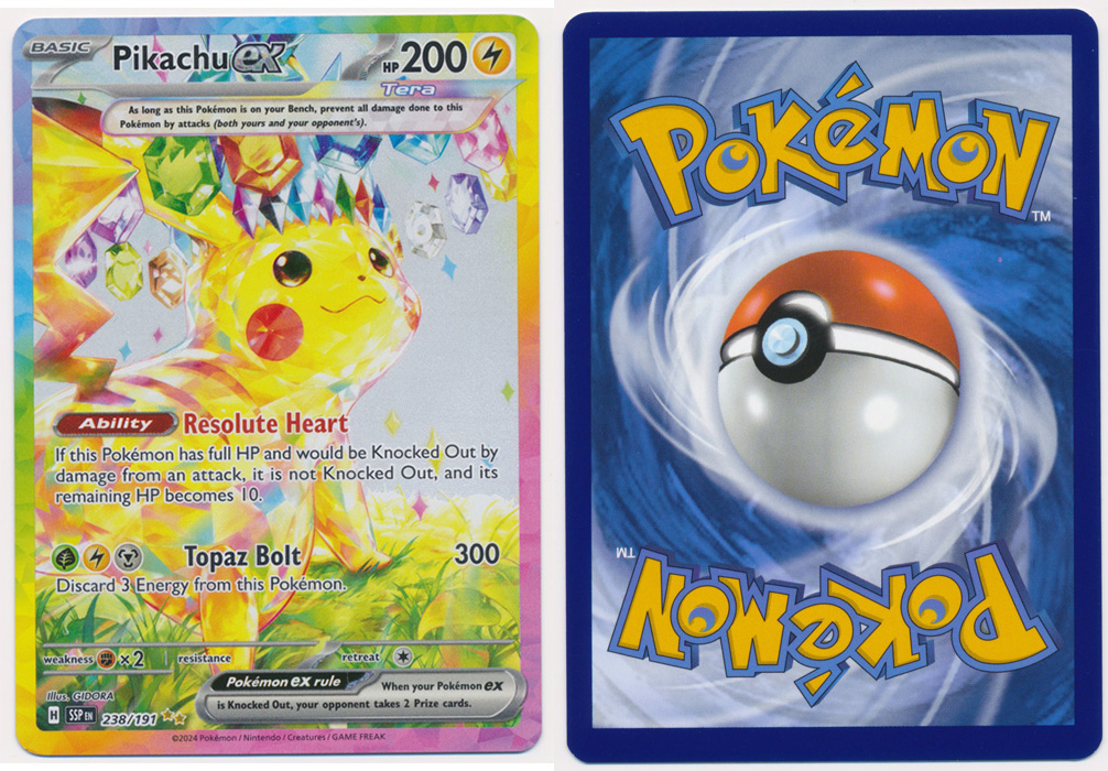 Unique image for Pikachu ex (Alt Full Art) - 238/191