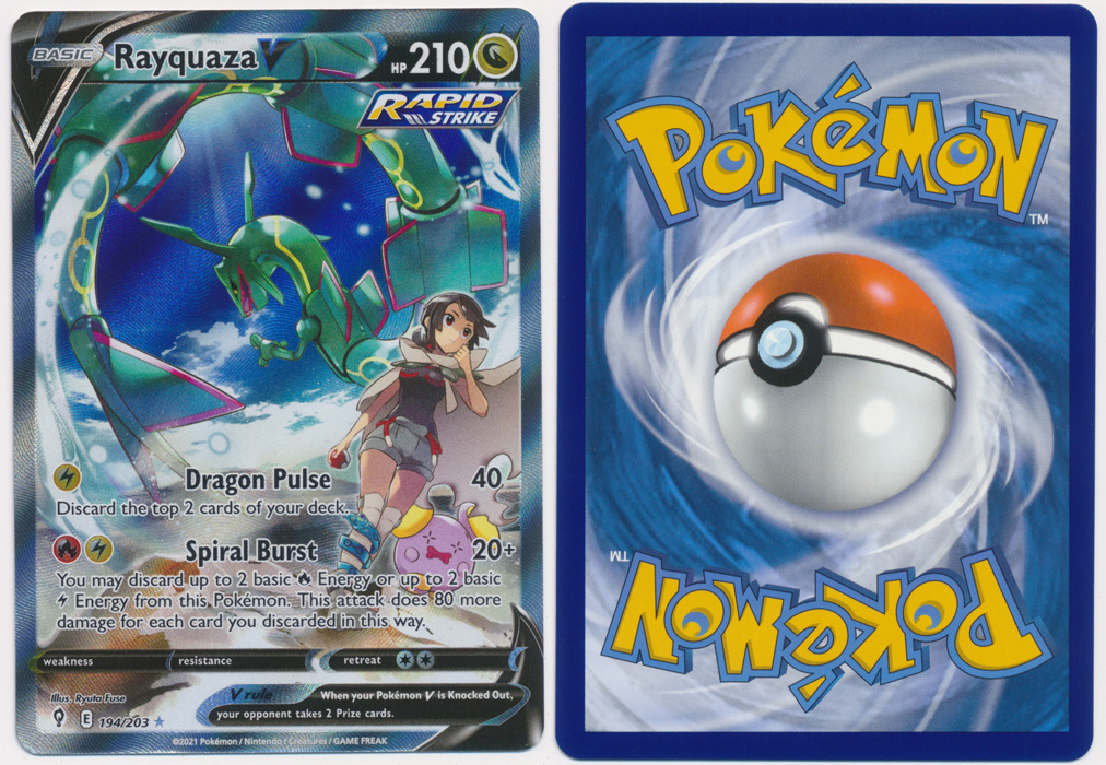 Unique image for Rayquaza V (Alt Full Art) - 194/203