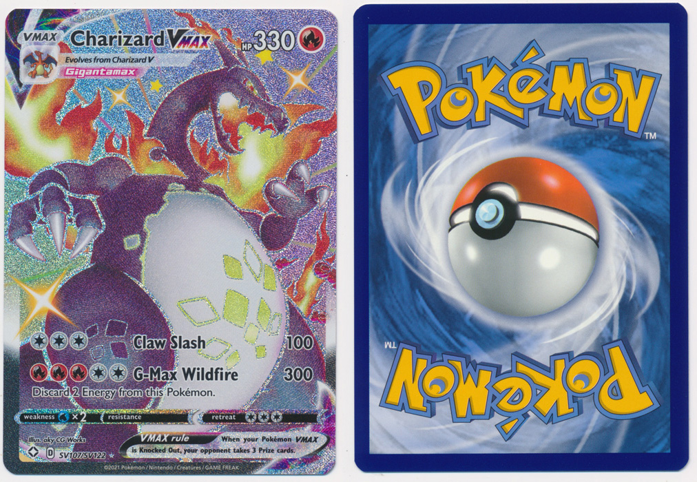 Unique image for Charizard VMAX (Shiny) - SV107/SV122