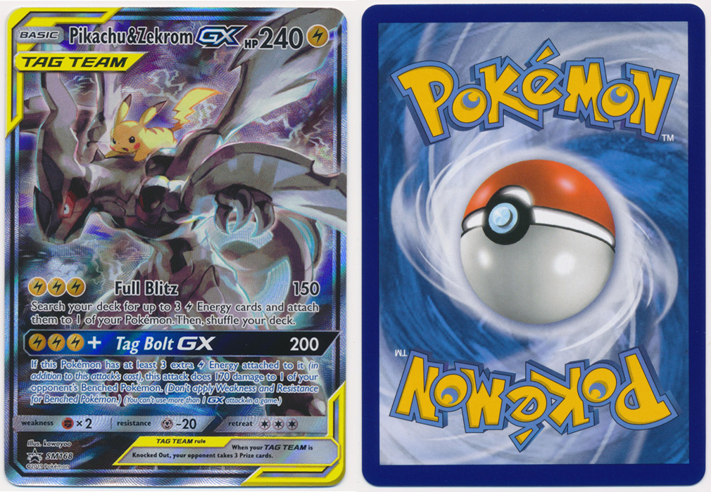 Unique image for Pikachu & Zekrom-GX (Alt Full Art) - SM168