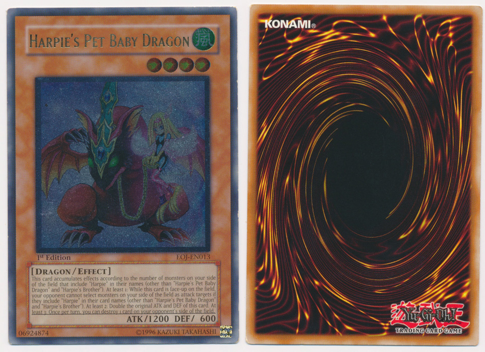 Unique image for Harpie's Pet Baby Dragon (Ultimate Rare)