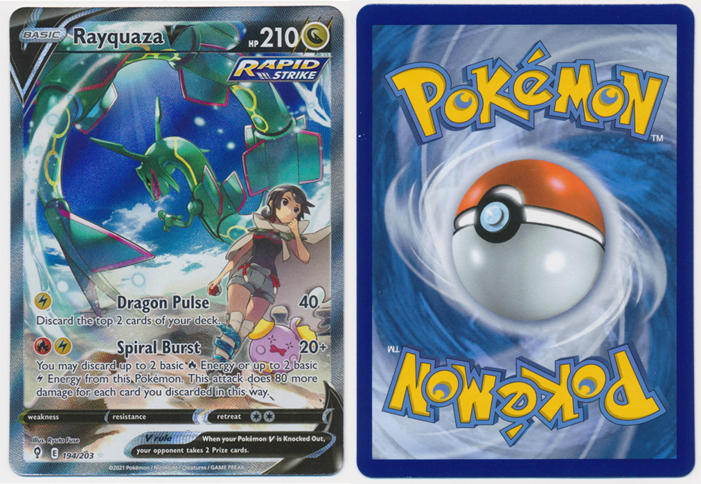 Unique image for Rayquaza V (Alt Full Art) - 194/203