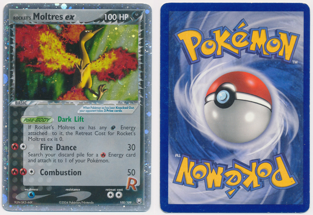 Unique image for Rocket's Moltres ex - 100/109