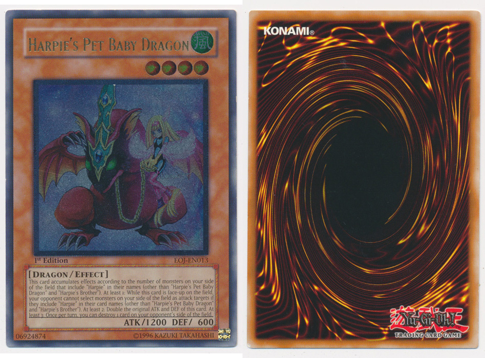 Unique image for Harpie's Pet Baby Dragon (Ultimate Rare)