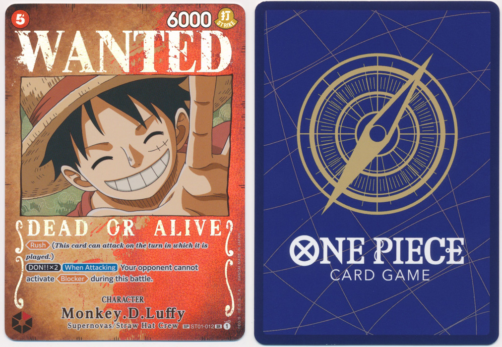 Unique image for Monkey.D.Luffy (012) (Wanted Poster)
