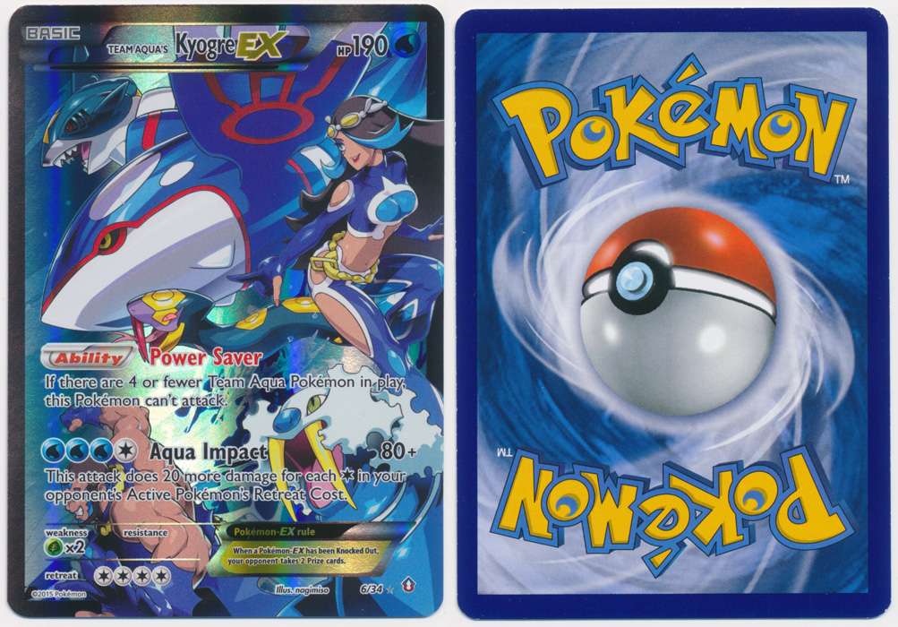 Unique image for Team Aqua's Kyogre-Ex - 6/34