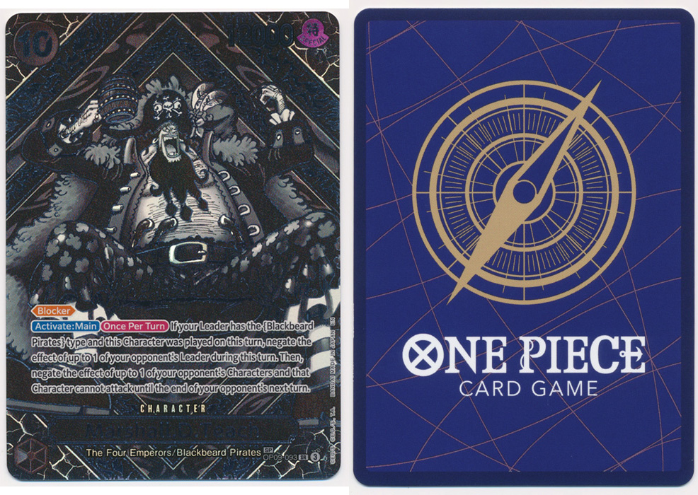 Unique image for Marshall.D.Teach (OP09-093) (SP) (Silver)