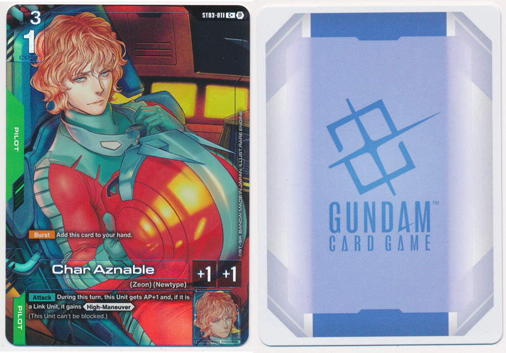 Unique image for Char Aznable (C+) (ST03-011)