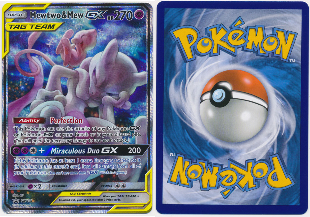Unique image for Mewtwo & Mew-GX (Alt Full Art) - SM191