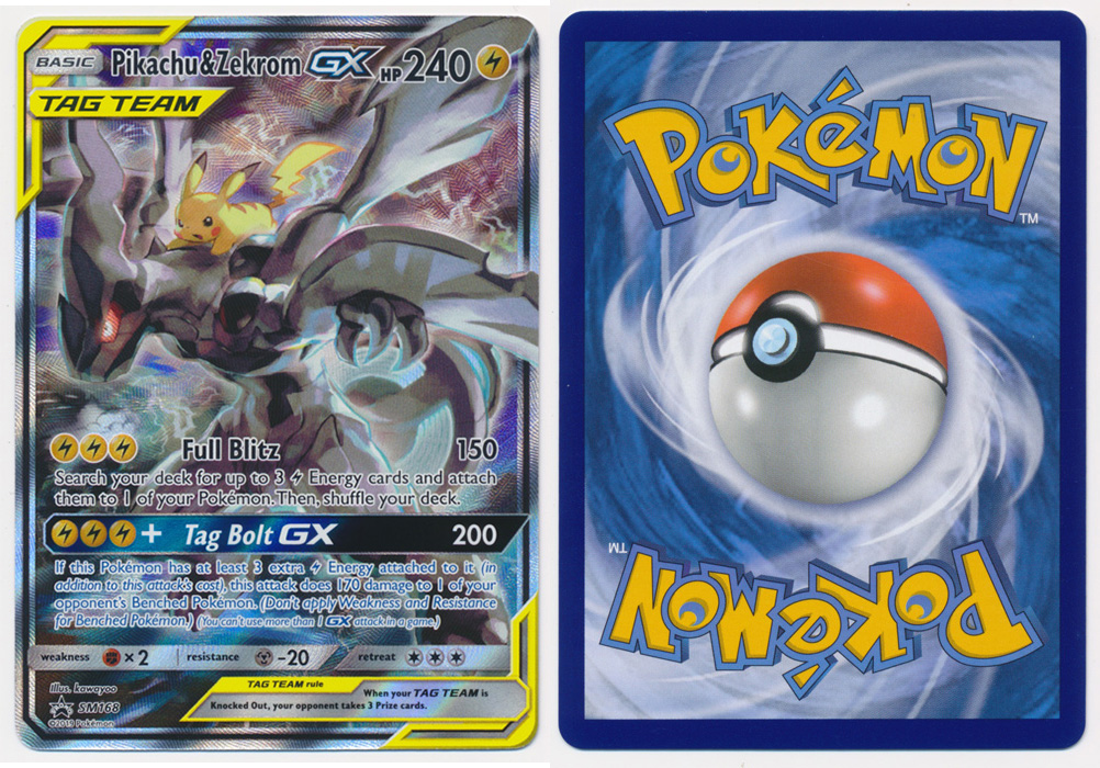 Unique image for Pikachu & Zekrom-GX (Alt Full Art) - SM168