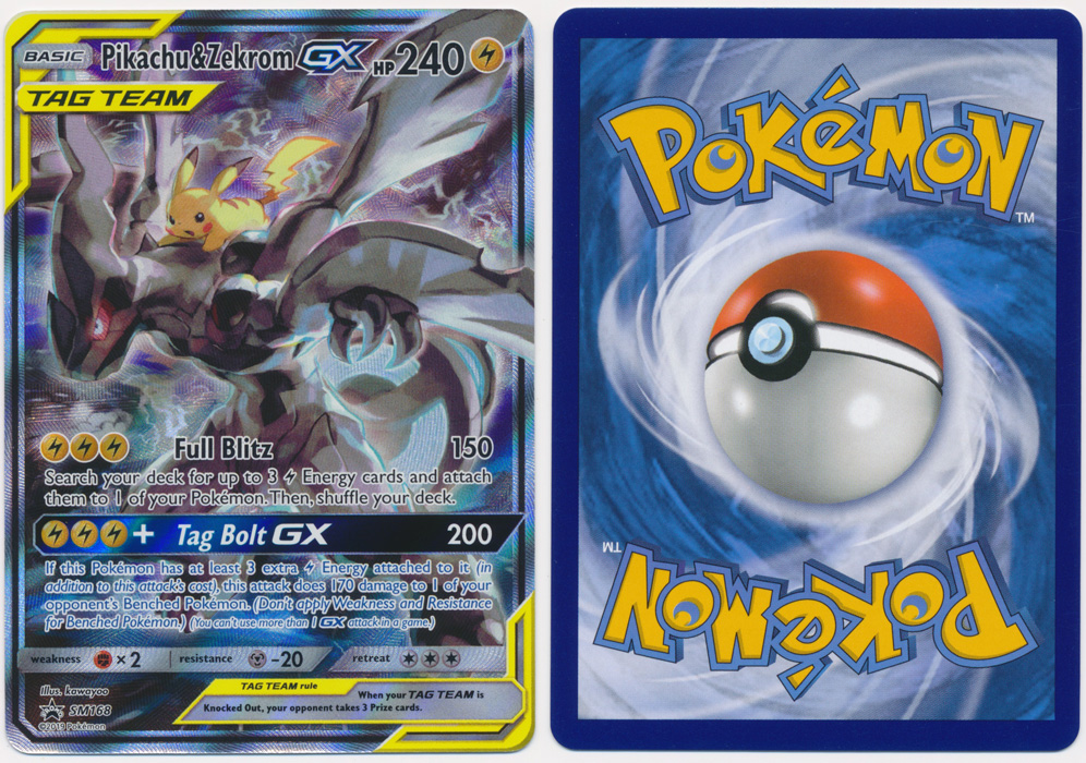 Unique image for Pikachu & Zekrom-GX (Alt Full Art) - SM168