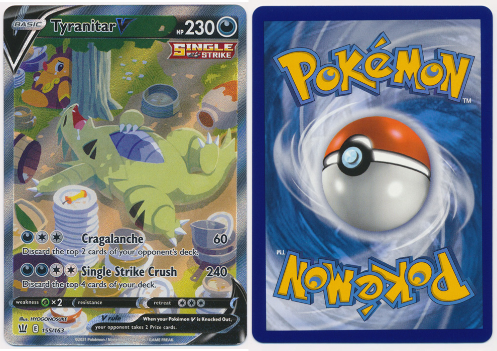 Unique image for Tyranitar V (Alt Full Art) - 155/163