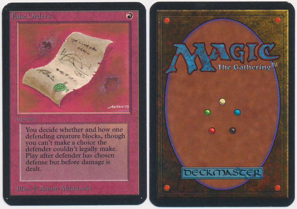 Unique image for False Orders