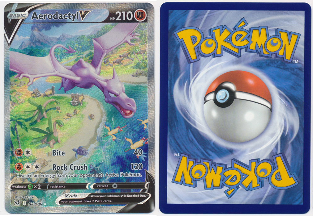 Unique image for Aerodactyl V (Alt Full Art) - 180/196