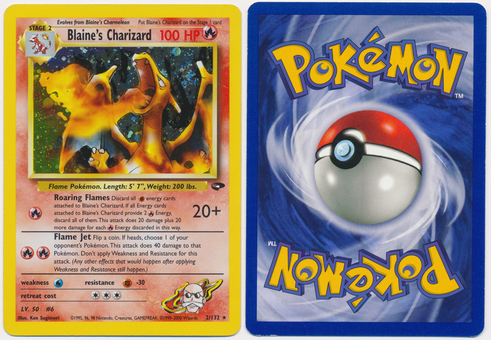 Unique image for Blaine's Charizard - 2/132