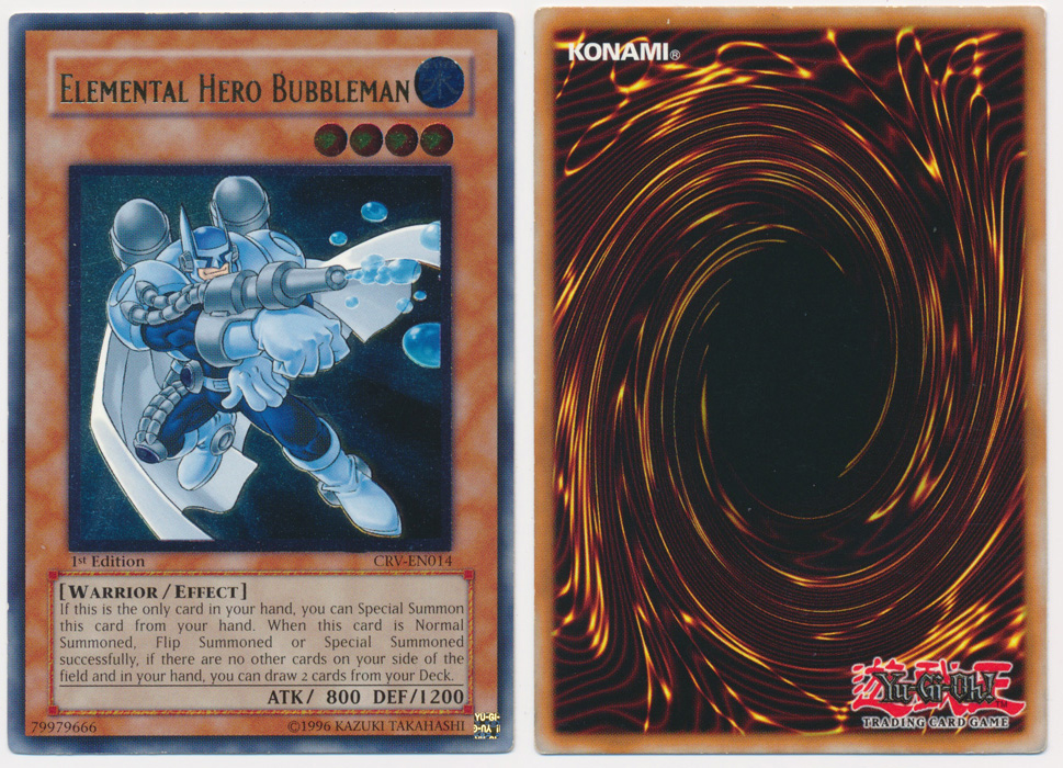 Unique image for Elemental Hero Bubbleman (Ultimate Rare)