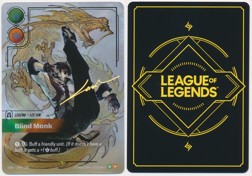 Unique image for Lee Sin - Blind Monk (Signature Alternate Art)