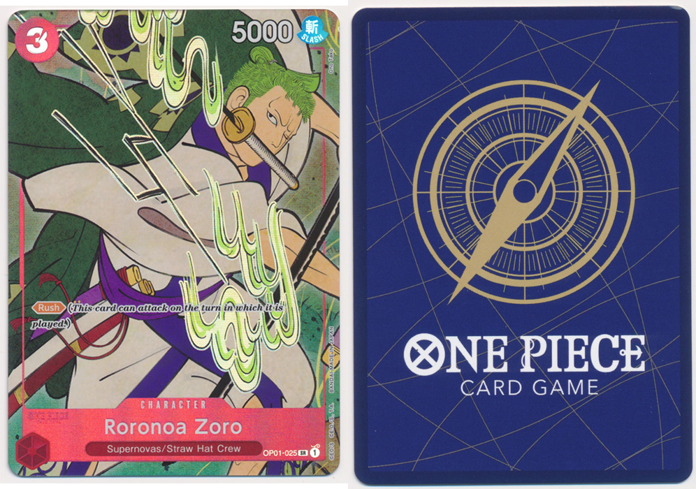 Unique image for Roronoa Zoro (English Version 1st Anniversary Set)