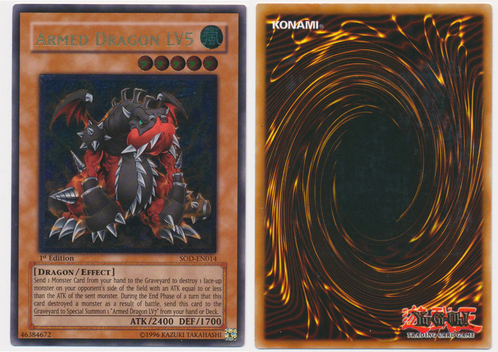 Unique image for Armed Dragon LV5 (Ultimate Rare)