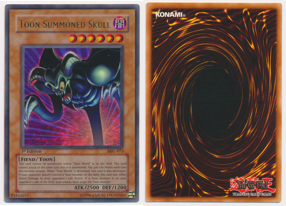 Unique image for Toon Summoned Skull