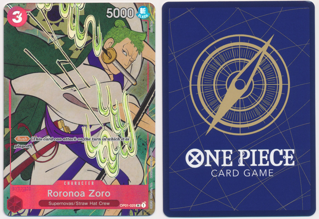 Unique image for Roronoa Zoro (English Version 1st Anniversary Set)