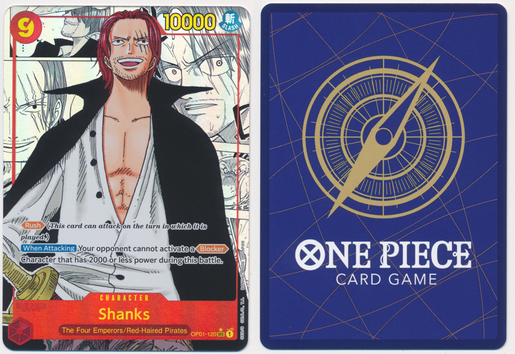 Unique image for Shanks (120)(Parallel) (Manga) (PRB-01)