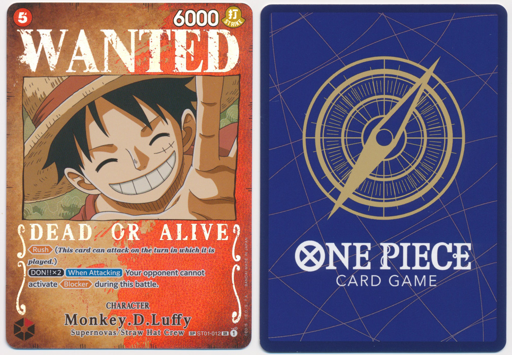 Unique image for Monkey.D.Luffy (012) (Wanted Poster)