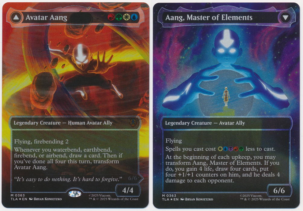 Unique image for Avatar Aang // Aang, Master of Elements (Raised Foil)